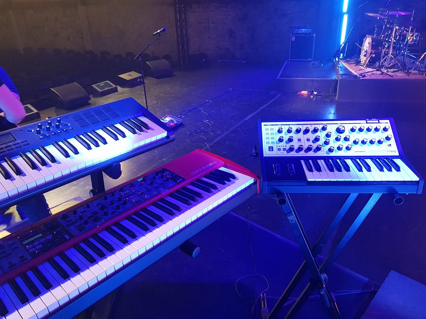 Danny Mattin's Hammond organ and Leslie speaker rig